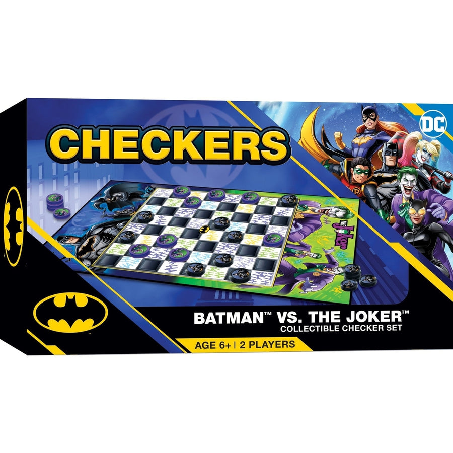 Batman vs The Joker Checkers Board Game Image 1