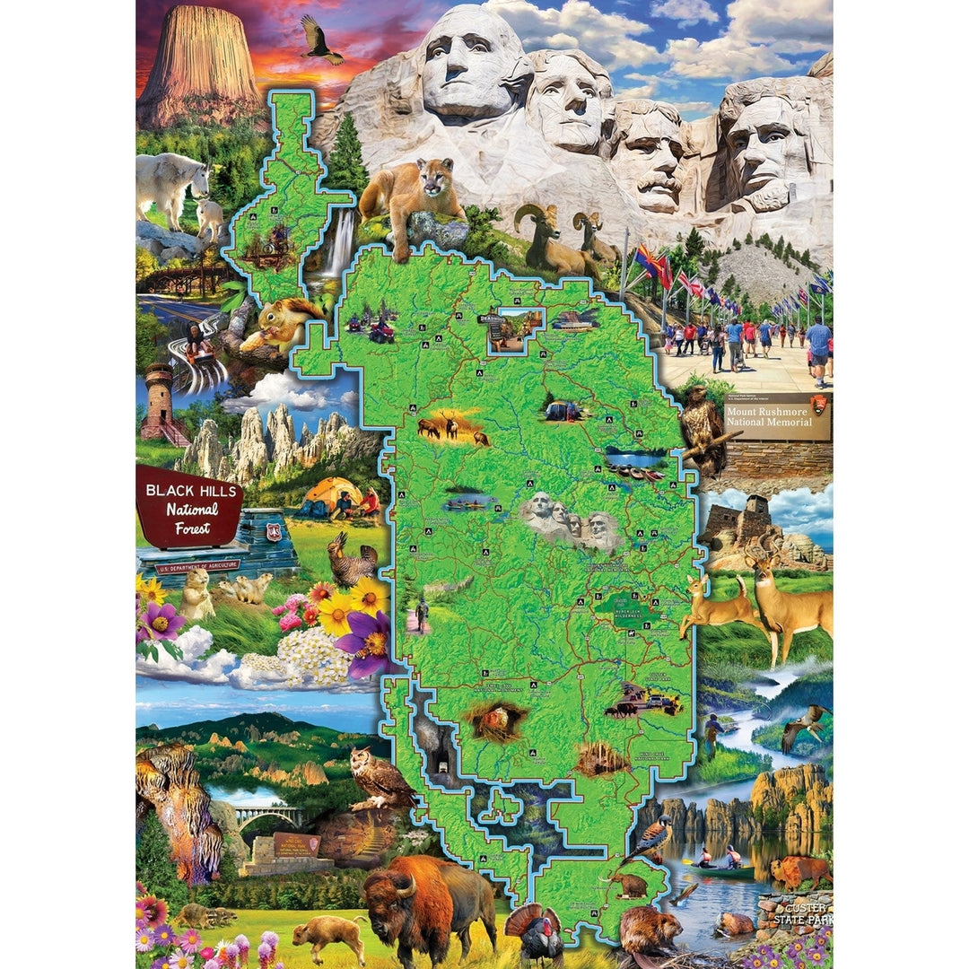 Black Hills National Forest 1000 Piece Jigsaw Puzzle Image 2
