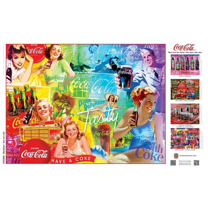 Coca-Cola - Rainbow 300 Piece EZ Grip Jigsaw Puzzle Image 4