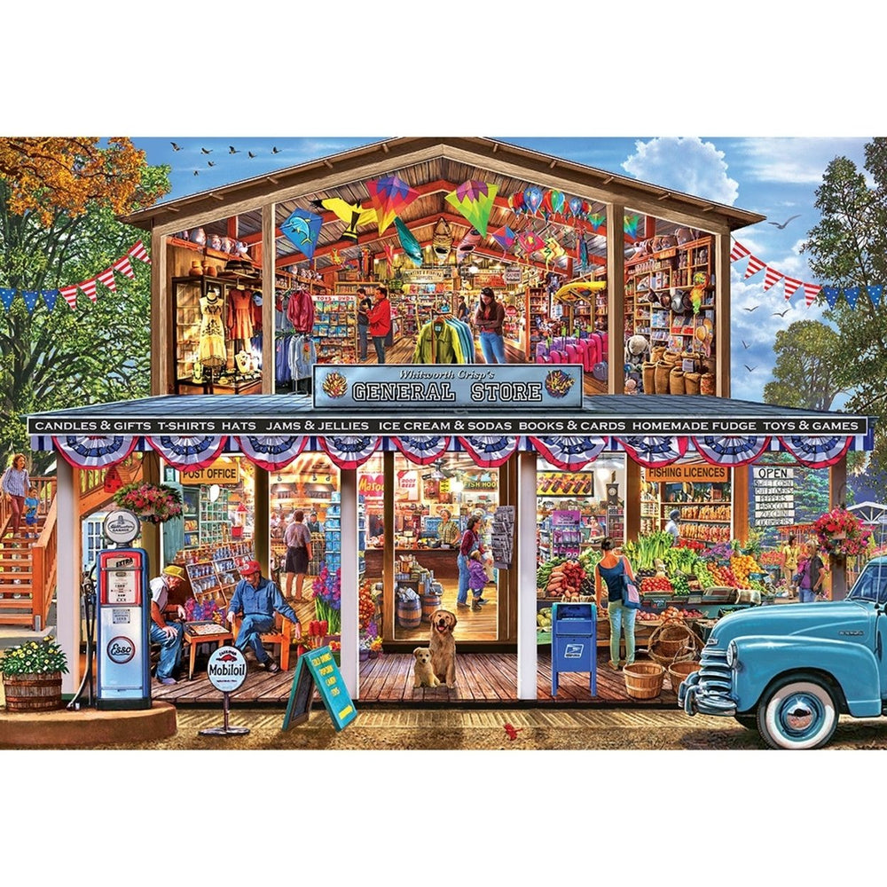 Cutaway - Hometown Market 1000 Piece EZ Grip Jigsaw Puzzle Image 2