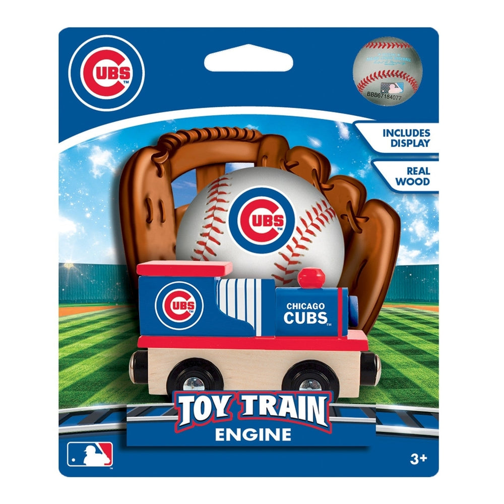 Chicago Cubs Toy Train Engine Image 2