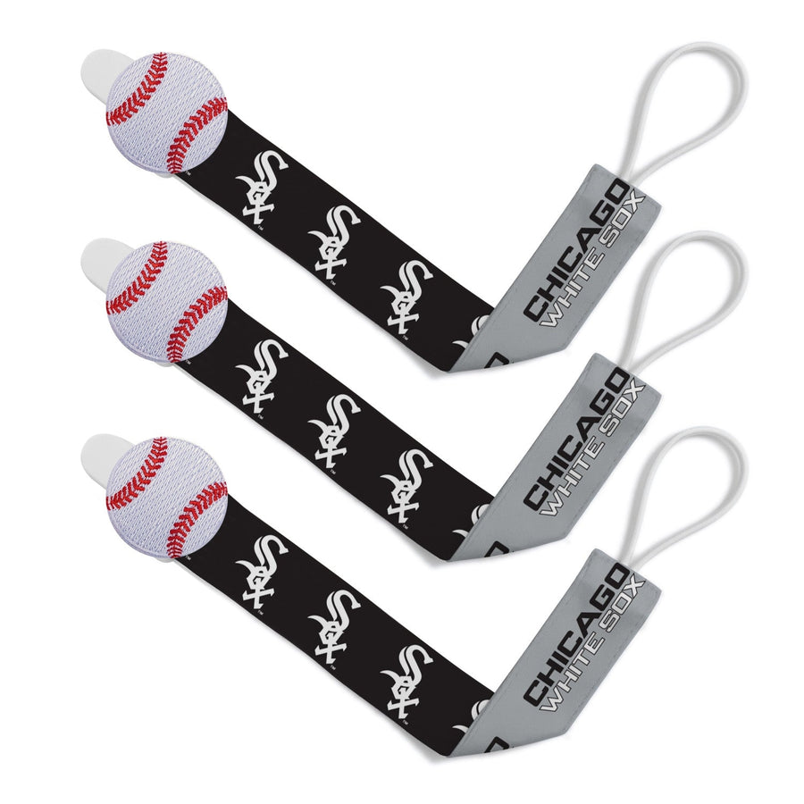 Chicago White Sox - Pacifier Clip 3-Pack Image 1