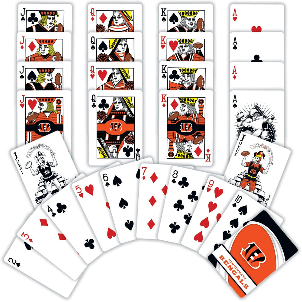 Cincinnati Bengals Playing Cards - 54 Card Deck Image 2
