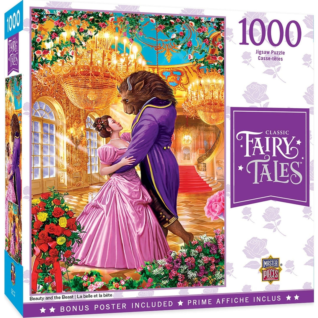 Classic Fairy Tales - Beauty and the Beast 1000 Piece Jigsaw Puzzle Image 1