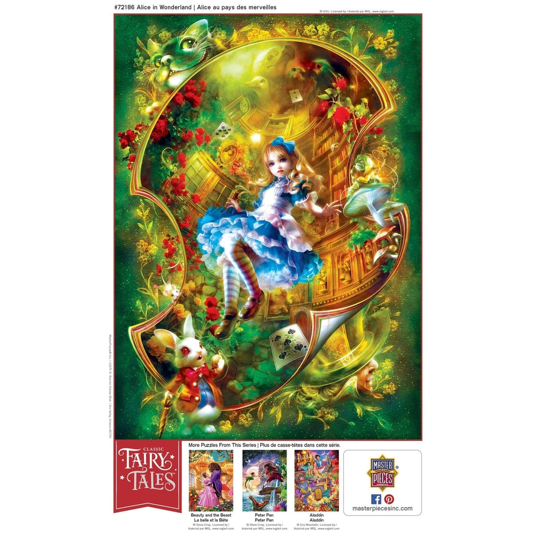 Classic Fairy Tales - Alice in Wonderland 1000 Piece Jigsaw Puzzle Image 4