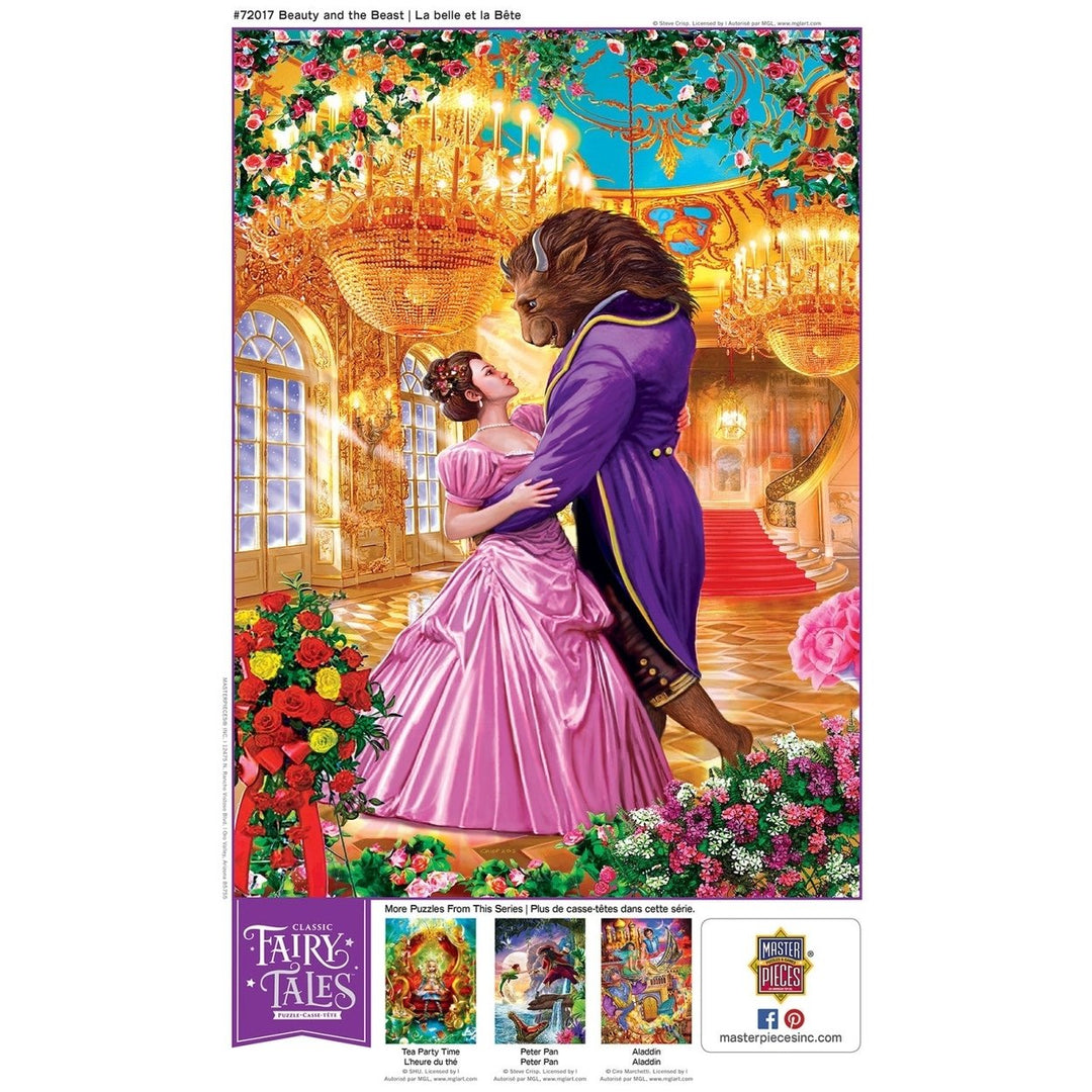 Classic Fairy Tales - Beauty and the Beast 1000 Piece Jigsaw Puzzle Image 4