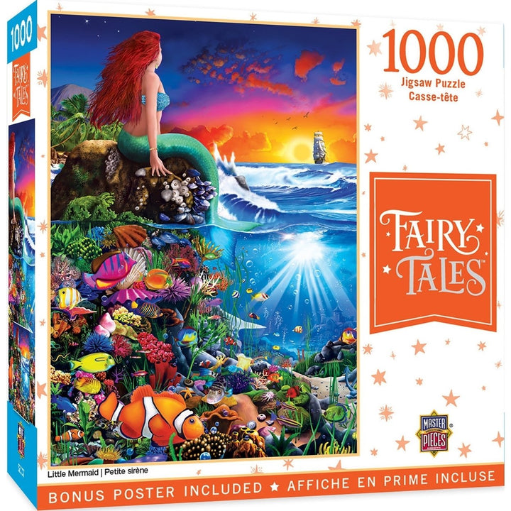 Classic Fairy Tales - Little Mermaid 1000 Piece Jigsaw Puzzle Image 1