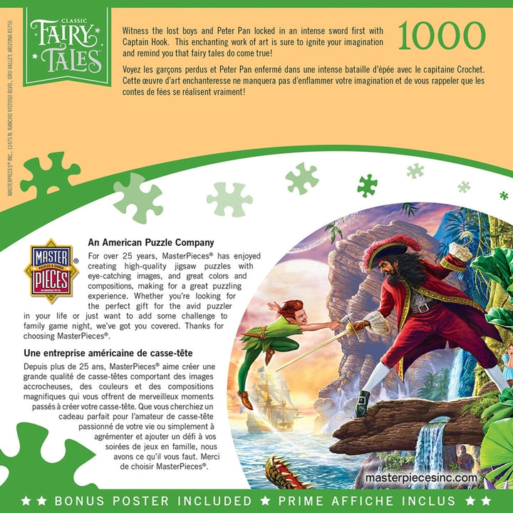 Classic Fairy Tales - Peter Pan 1000 Piece Jigsaw Puzzle Image 3