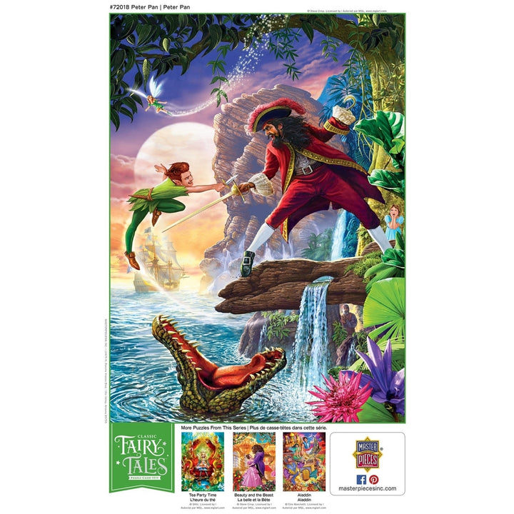 Classic Fairy Tales - Peter Pan 1000 Piece Jigsaw Puzzle Image 4