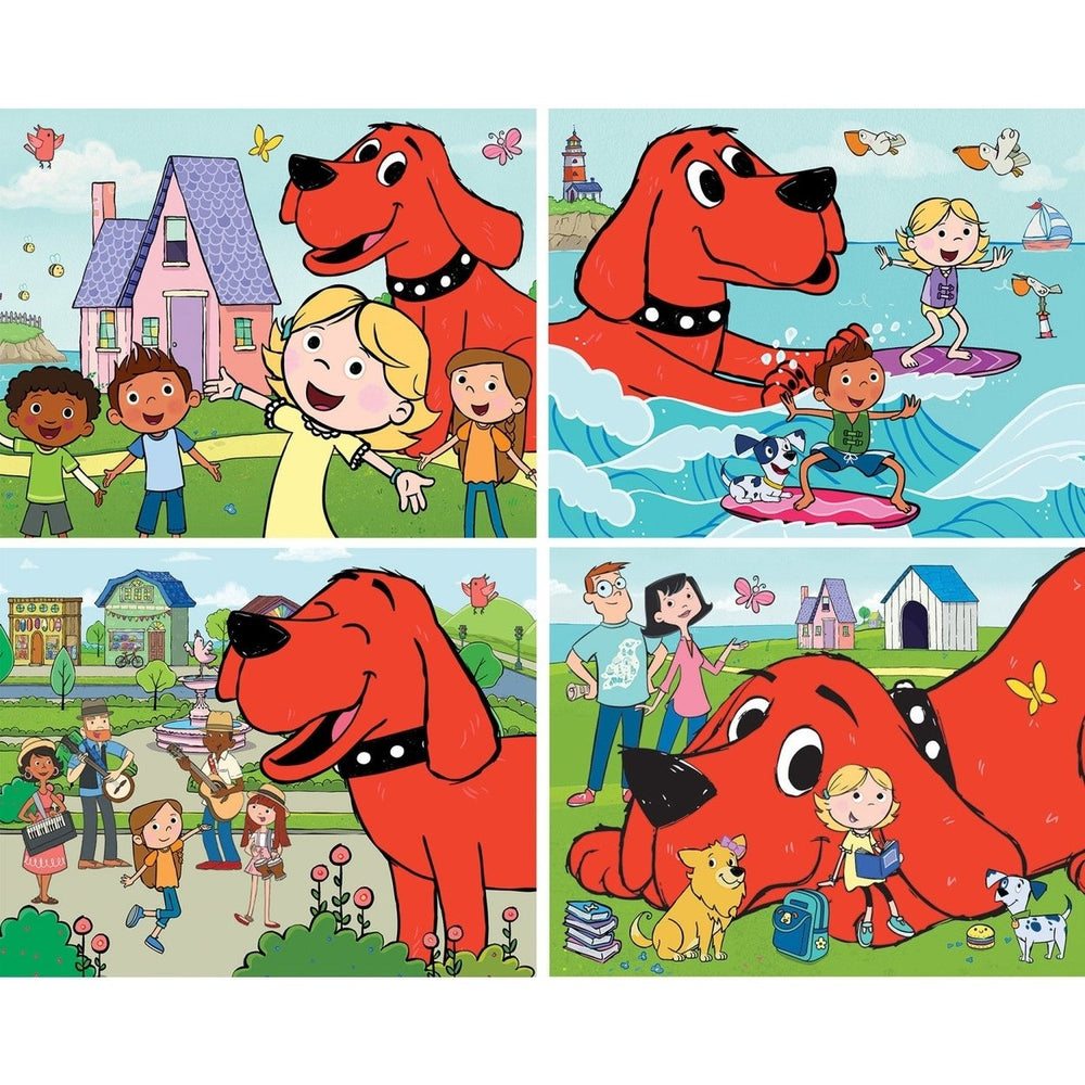 Clifford 100 Piece Jigsaw Puzzles 4-Pack Image 2