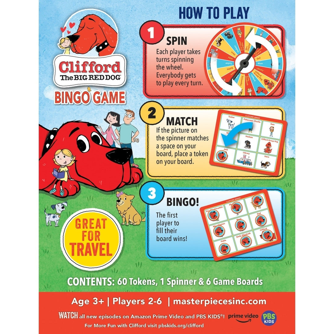 Clifford Bingo Game Image 3
