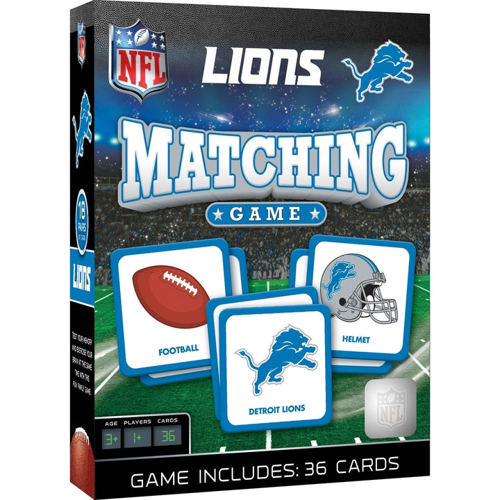 Detroit Lions Matching Game Image 1
