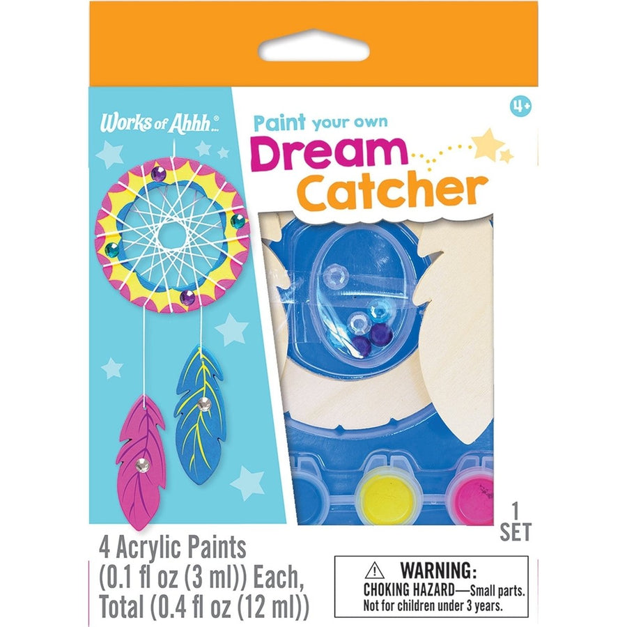 Dream Catcher Wood Craft and Paint Kit Image 1