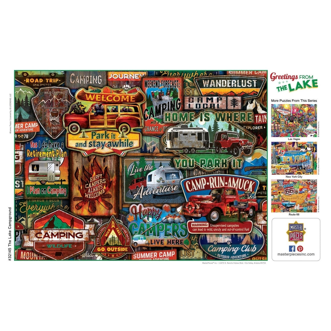 Greetings From The Lake - 550 Piece Puzzle Image 4