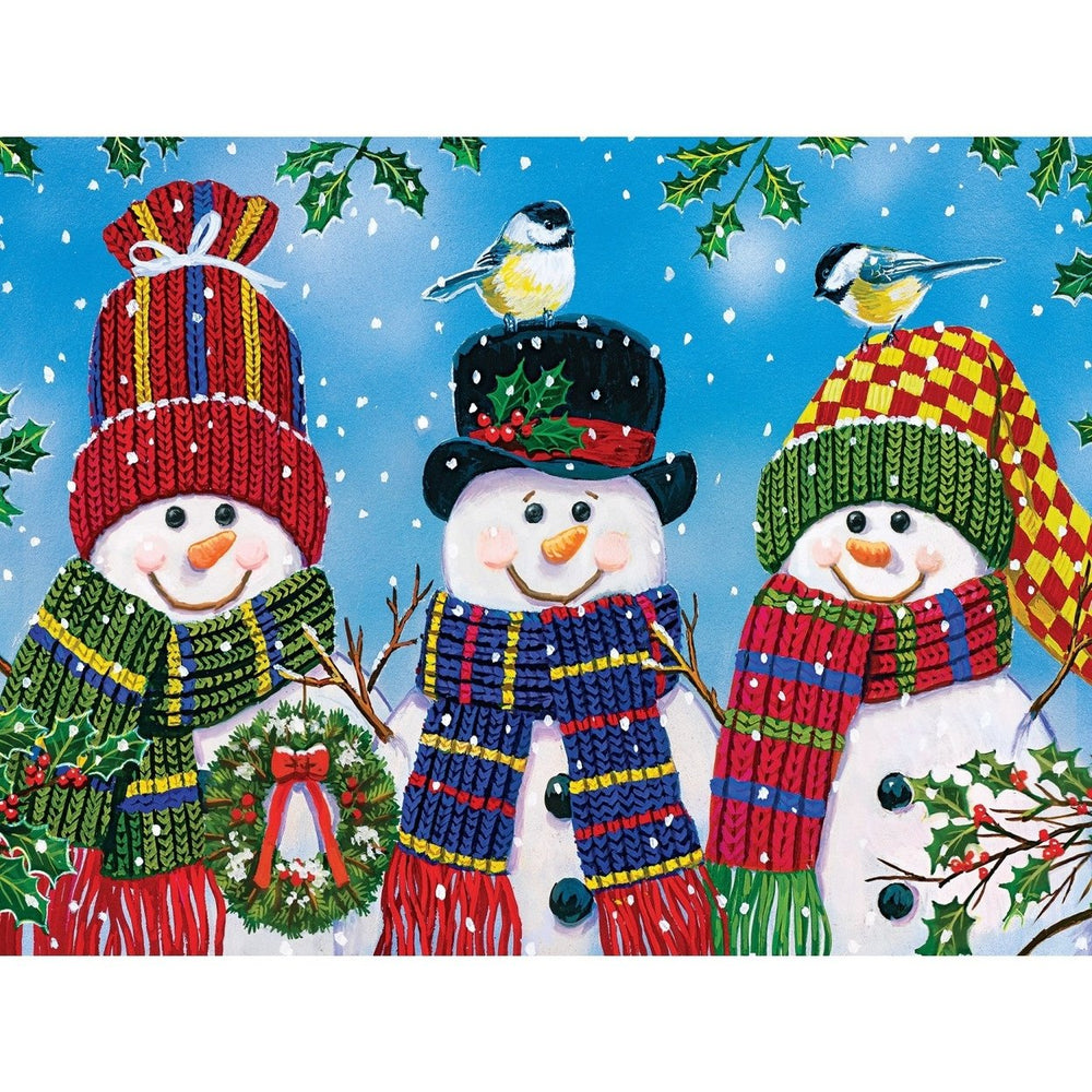 Happy Holidays - Snowy Afternoon Friends 300 Piece EZ Grip Jigsaw Puzzle Image 2
