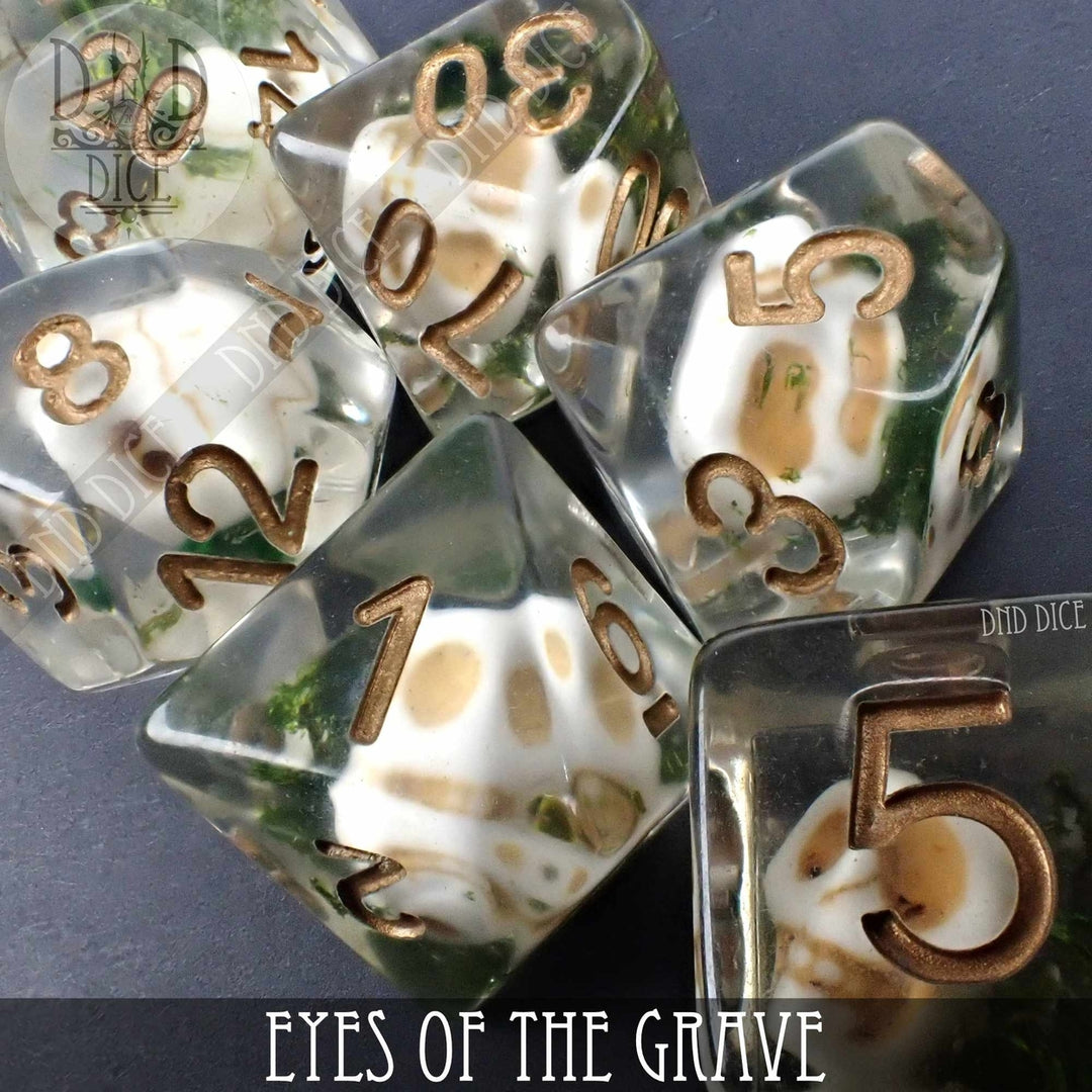 Eyes of the Grave 7 Piece Gaming Dice Set Image 2