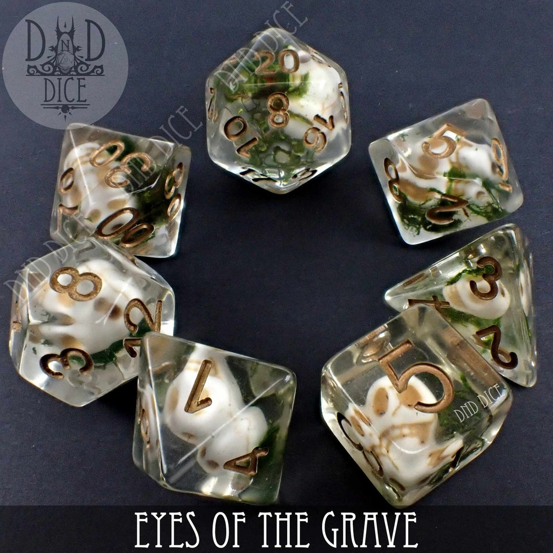 Eyes of the Grave 7 Piece Gaming Dice Set Image 3