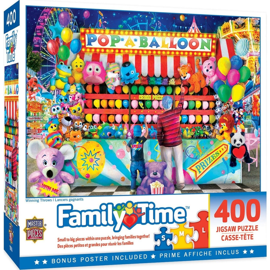 Family Time - Winning Throws 400 Piece Jigsaw Puzzle Image 1