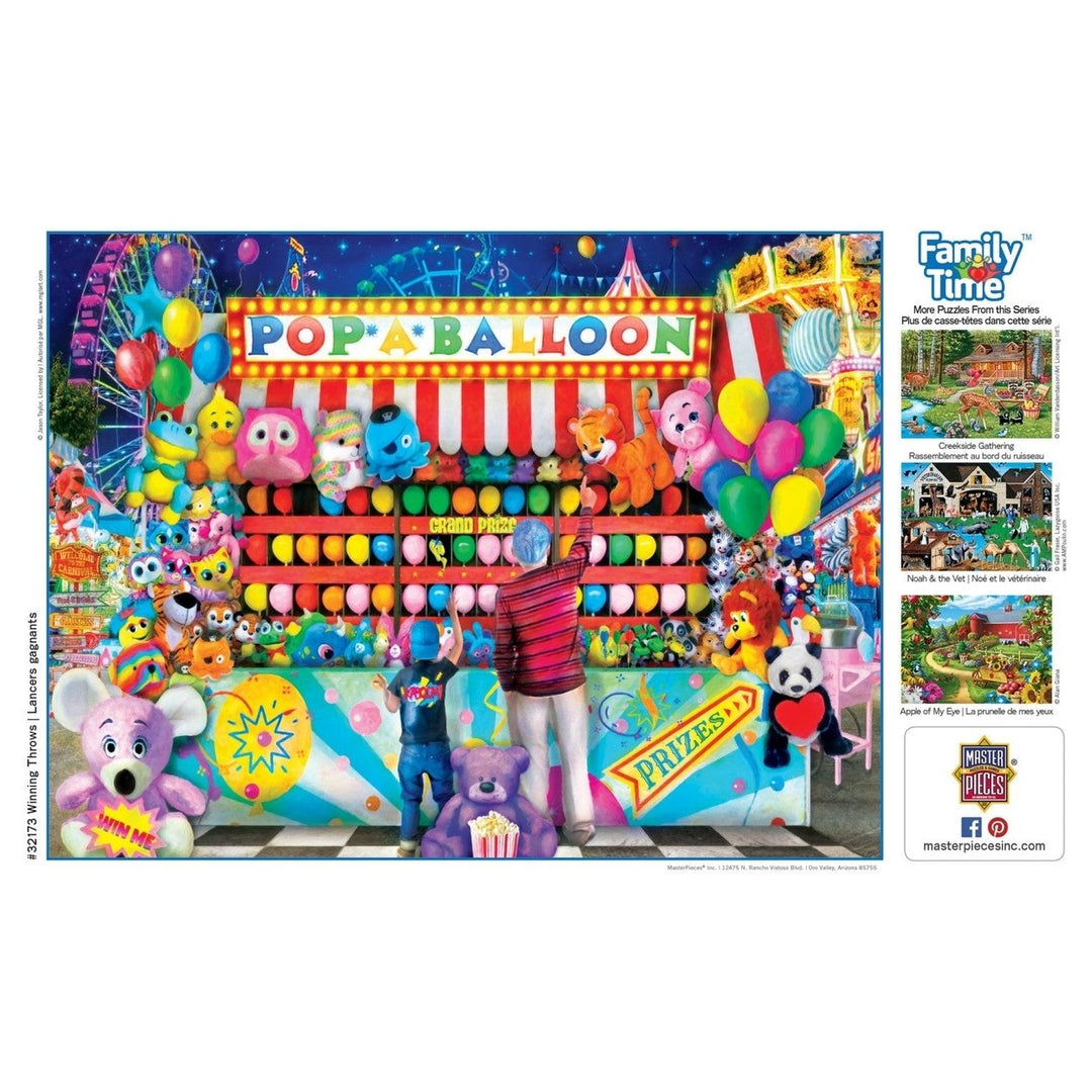 Family Time - Winning Throws 400 Piece Jigsaw Puzzle Image 4