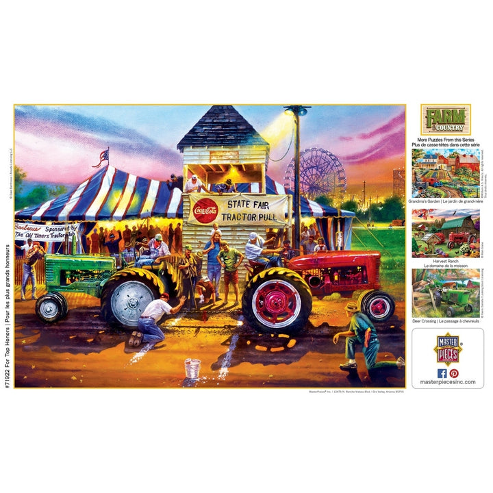 MasterPieces Farm and Country 1000 Piece Jigsaw Puzzle 19.25x26.75 Recycled Material Image 4