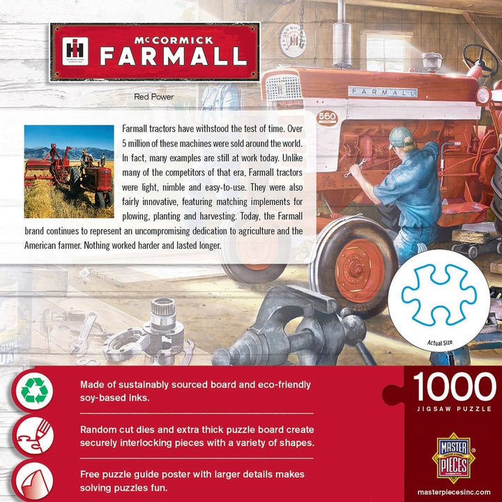 Farmall - Red Power 1000 Piece Puzzle Image 3