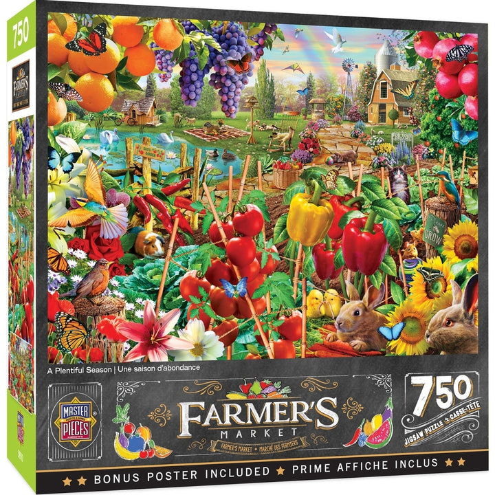 Farmers Market - A Plentiful Season 750 Piece Jigsaw Puzzle Image 1