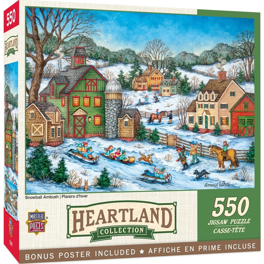 Heartland - Snowball Ambush 550 Piece Image 1