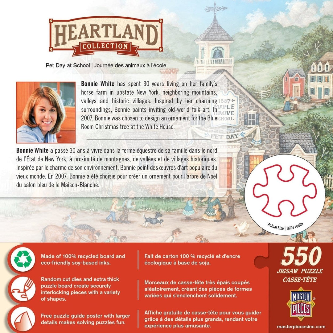 Heartland - Pet Day at School 550 Piece Puzzle Image 3