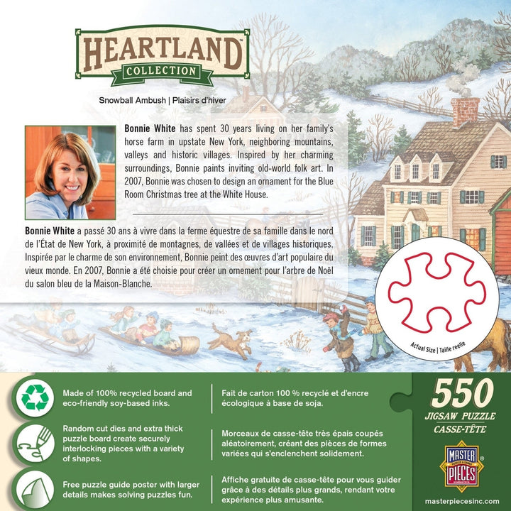 Heartland - Snowball Ambush 550 Piece Image 3