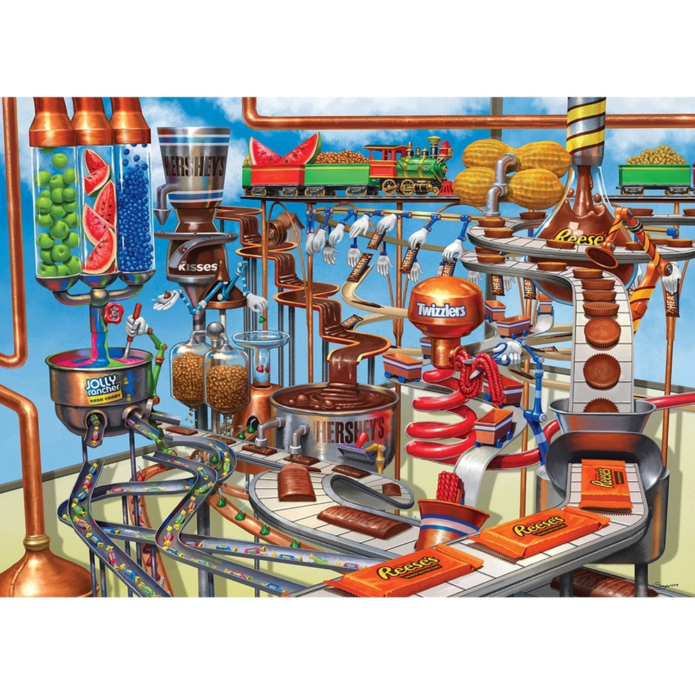 Hersheys Chocolate Factory - 1000 Piece Puzzle Image 2