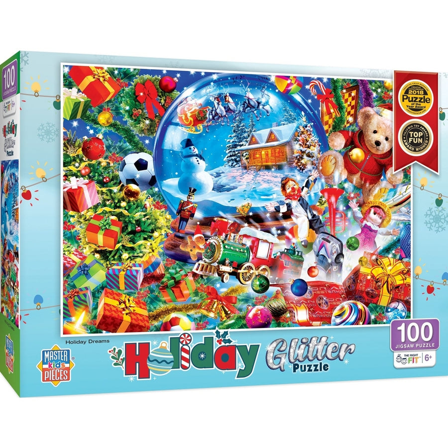 Holiday Glitter - Holiday Dreams 100 Piece Puzzle Image 1