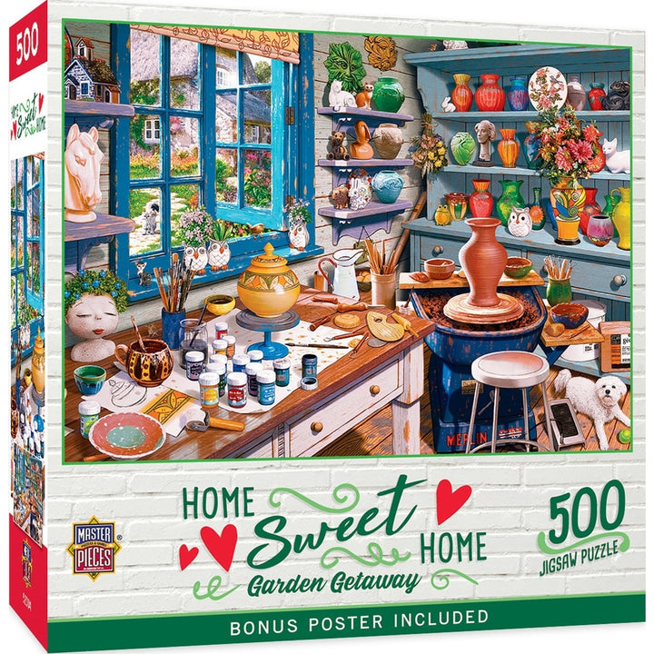 Home Sweet Home - Garden Getaway 500 Piece Jigsaw Puzzle Image 1