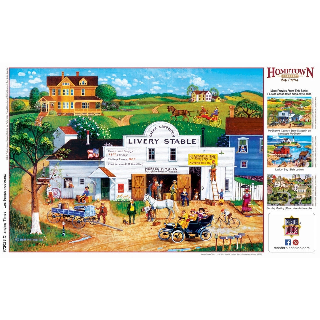 Hometown Gallery - Changing Times 1000 Piece Jigsaw Puzzle Image 4