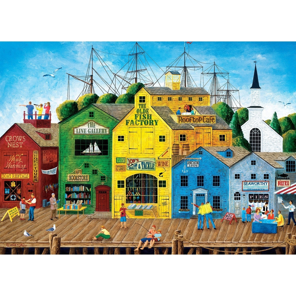 Hometown Gallery - Crows Nest Harbor 1000 Piece Jigsaw Puzzle Image 2