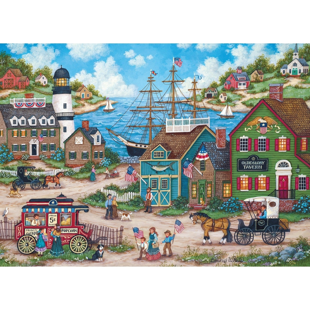 Hometown Gallery - The Young Patriots 1000 Piece Jigsaw Puzzle Image 2