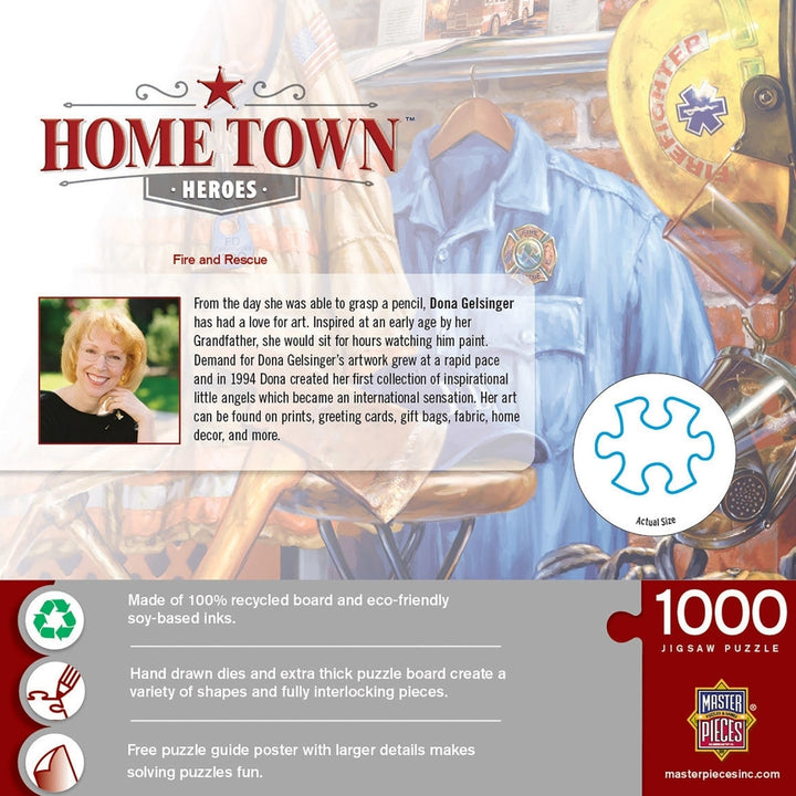 Hometown Heroes - Fire and Rescue 1000 Piece Puzzle Image 3
