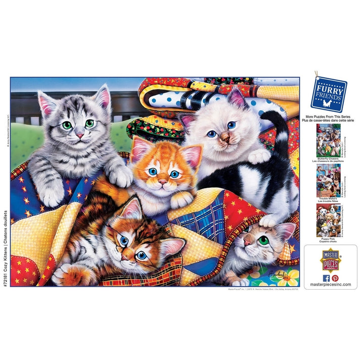 Furry Friends - Cozy Kittens 1000 Piece Jigsaw Puzzle Image 4