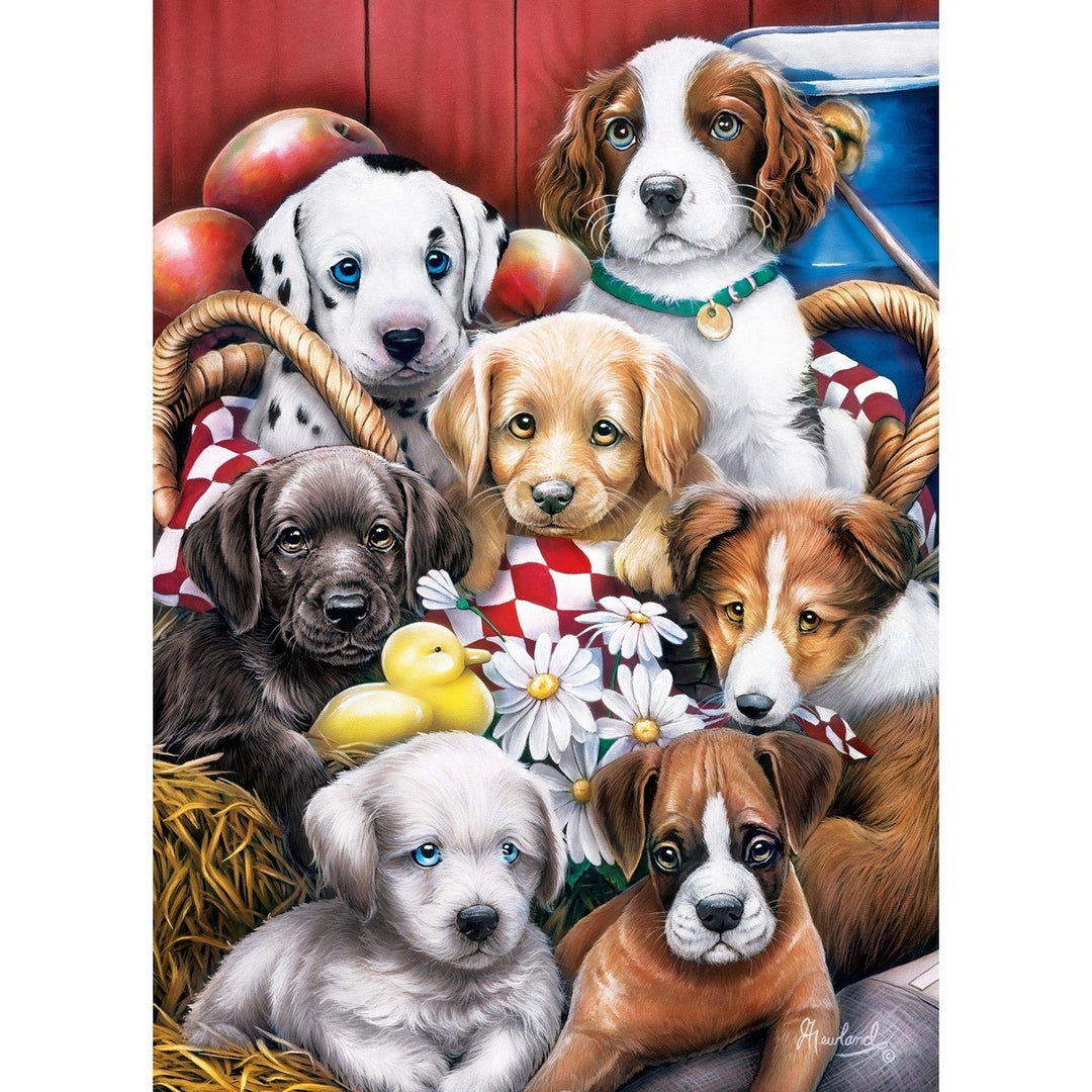 Furry Friends - Puppy Pals 1000 Piece Puzzle Image 2