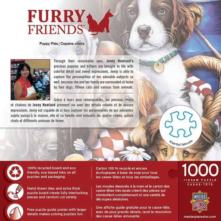 Furry Friends - Puppy Pals 1000 Piece Puzzle Image 3
