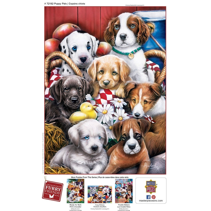 Furry Friends - Puppy Pals 1000 Piece Puzzle Image 4