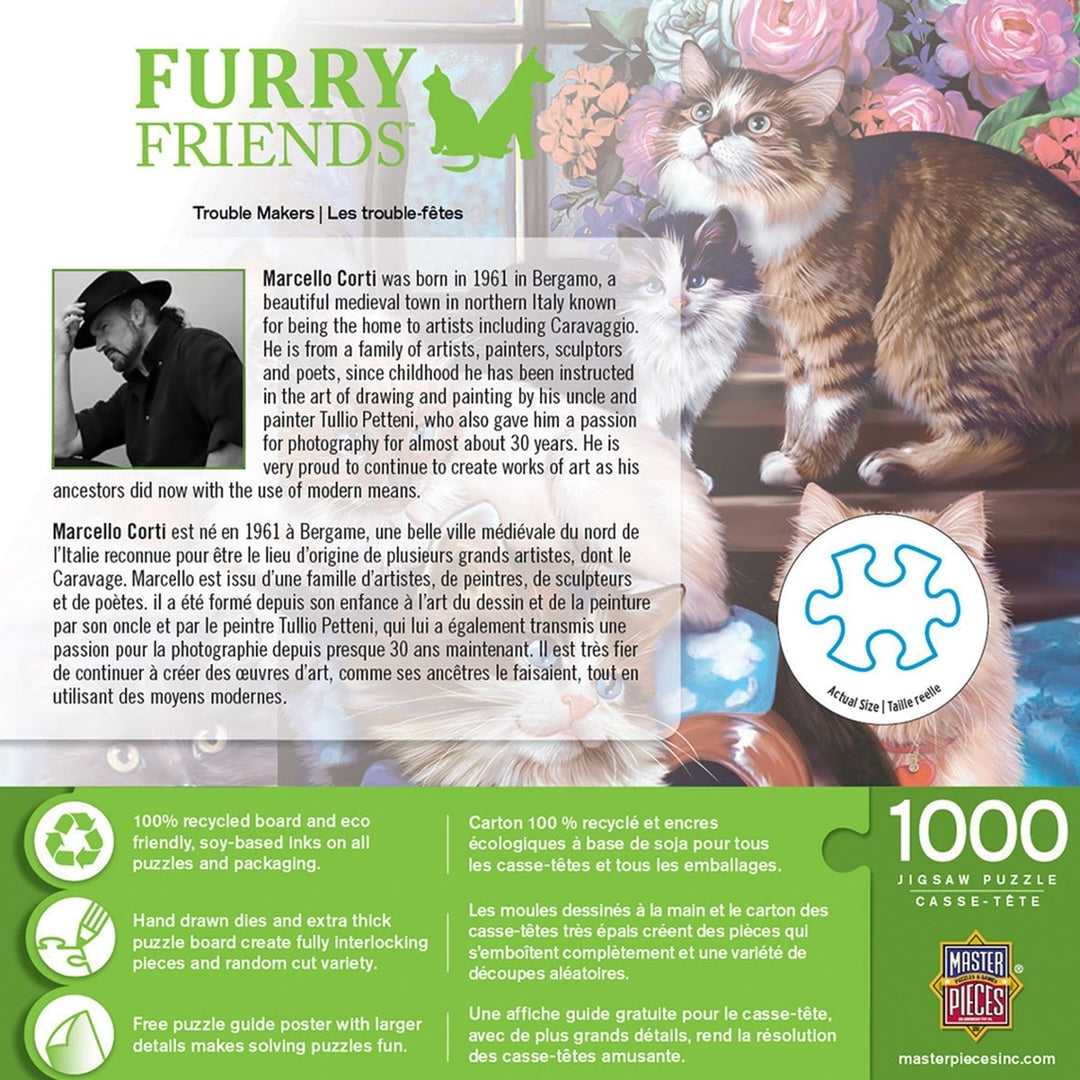 Furry Friends - Trouble Makers 1000 Piece Puzzle Image 3