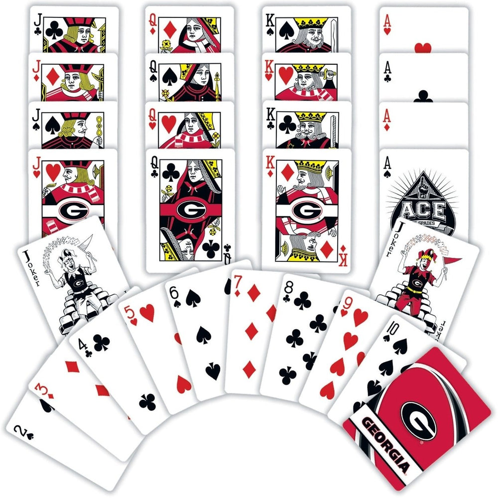 Georgia Bulldogs Playing Cards - 54 Card Deck Image 2
