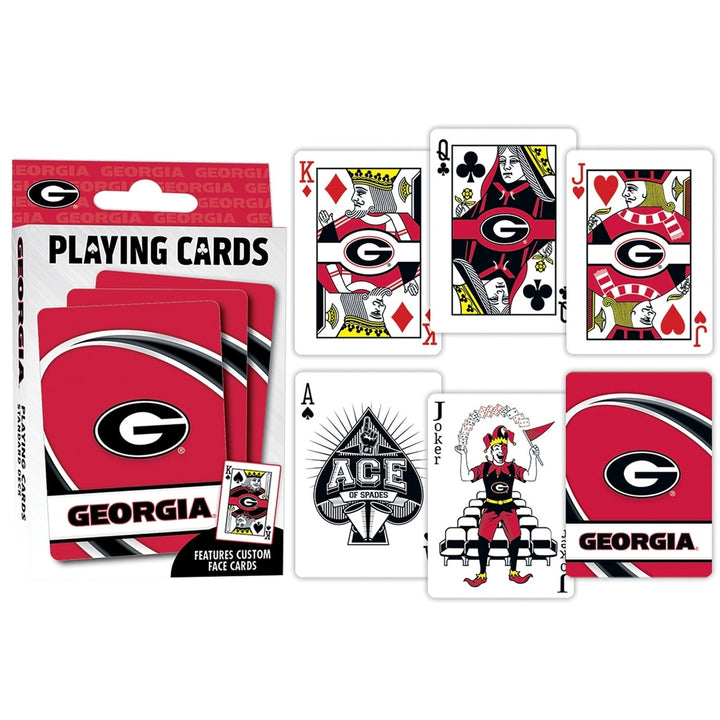 Georgia Bulldogs Playing Cards - 54 Card Deck Image 3