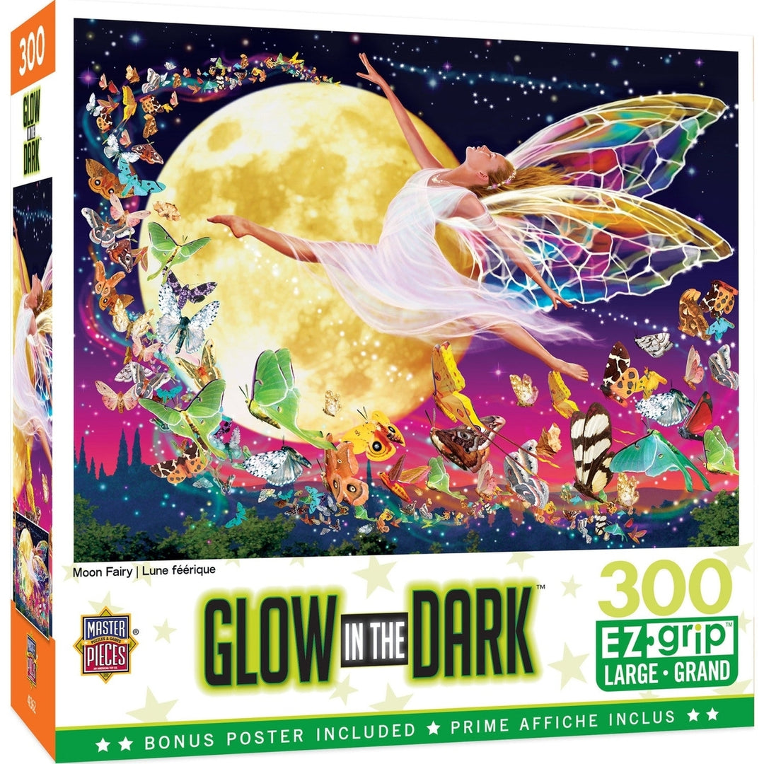 Glow in the Dark - Moon Fairy 300 Piece EZ Grip Jigsaw Puzzle Image 1