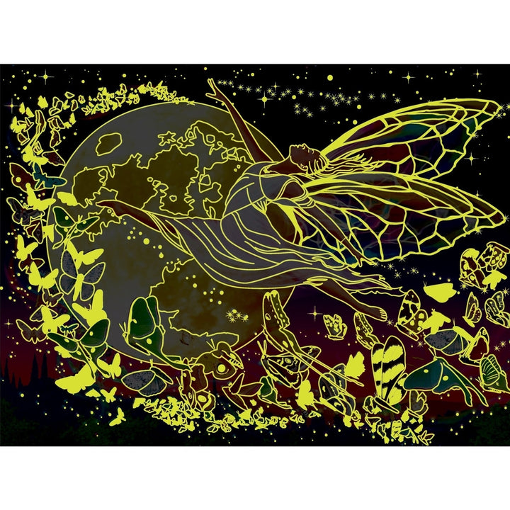 Glow in the Dark - Moon Fairy 300 Piece EZ Grip Jigsaw Puzzle Image 4