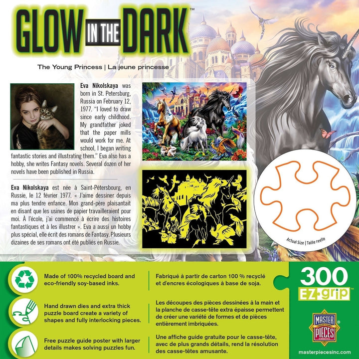 Glow in the Dark - The Young Princess 300 Piece EZ Grip Jigsaw Puzzle Image 3