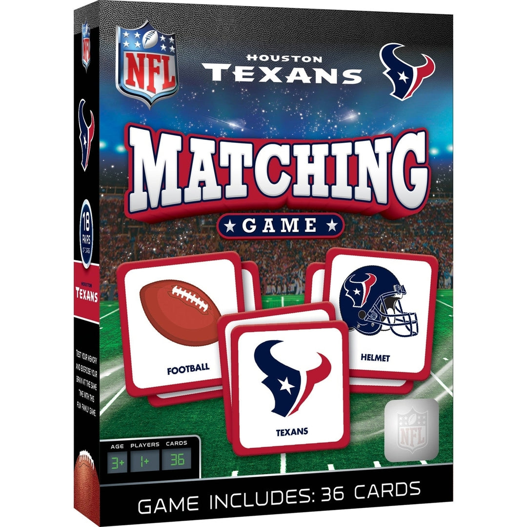 Houston Texans Matching Game Image 1