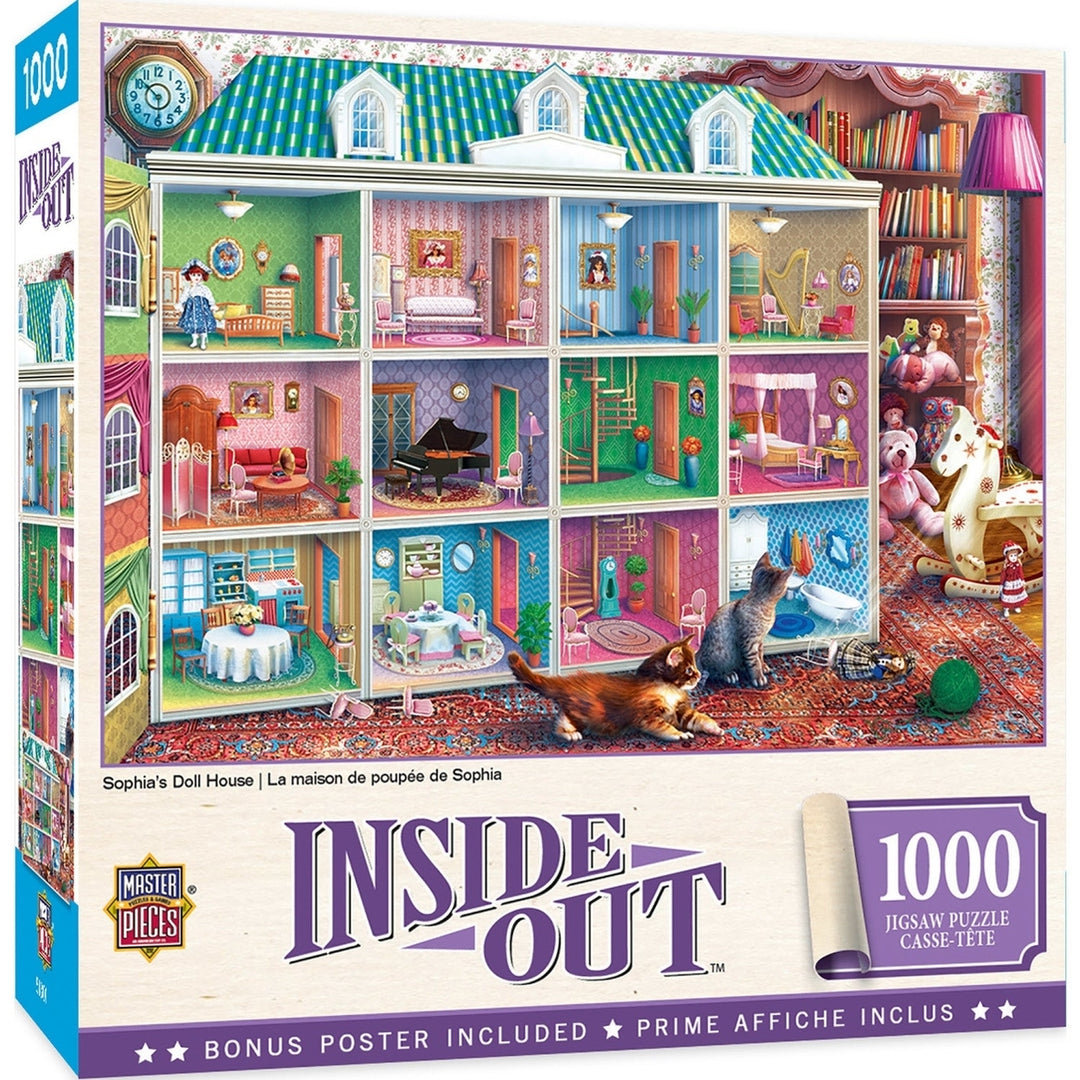 Inside Out - Sophias Doll House 1000 Piece Jigsaw Puzzle Image 1