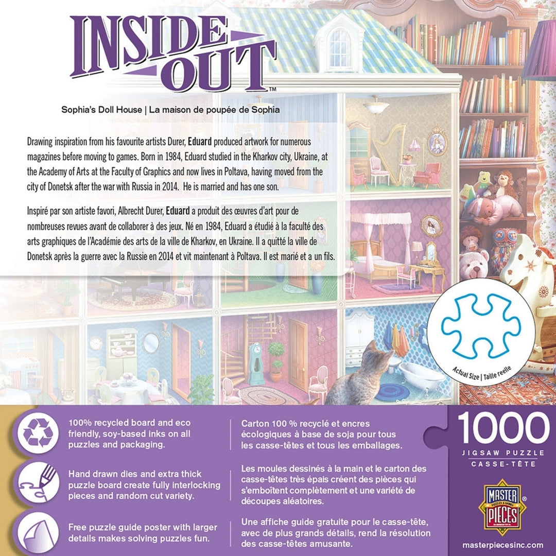 Inside Out - Sophias Doll House 1000 Piece Jigsaw Puzzle Image 3