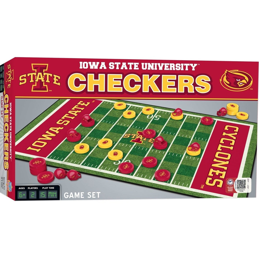 Iowa State Cyclones Checkers Board Game Image 1